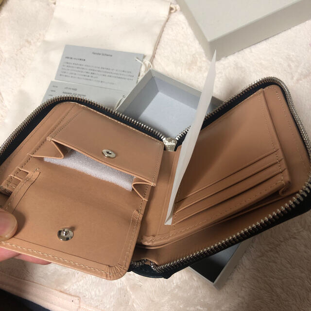 ファッション小物値下げ！タグ付新品⭐︎hender scheme スクエアジップウォレット⭐︎