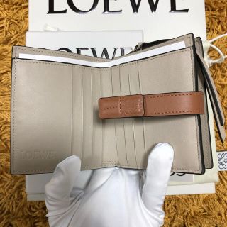 【本物】ロエベ コンパクト ジップウォレット ローズマリー - LOEWE