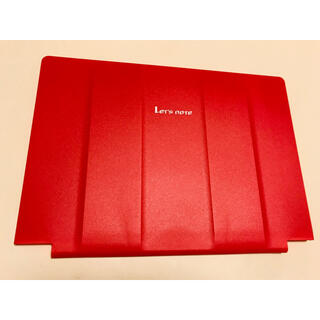 Panasonic - レッツノート SV専用天板カバー 赤の通販｜ラクマ
