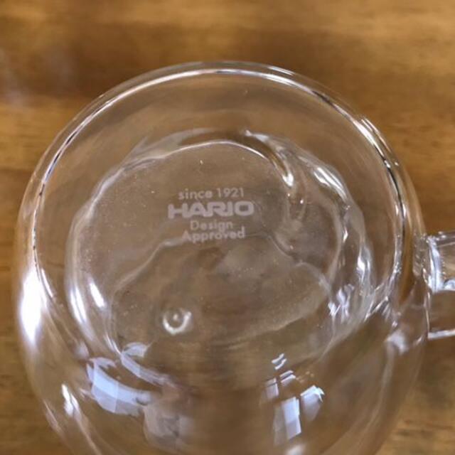 HARIO(ハリオ)の希少HARIOガラス　ダブルウォール・グラス　3個セット インテリア/住まい/日用品のキッチン/食器(グラス/カップ)の商品写真