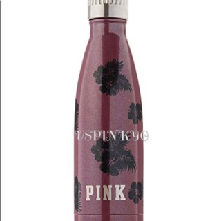 ヴィクトリアズシークレット(Victoria's Secret)のヴィクシー VS PINK ステンレスボトル 500ml ハイビスカス 花柄(タンブラー)