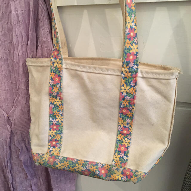 最終価格????L.L. Bean vintage flower bag.
