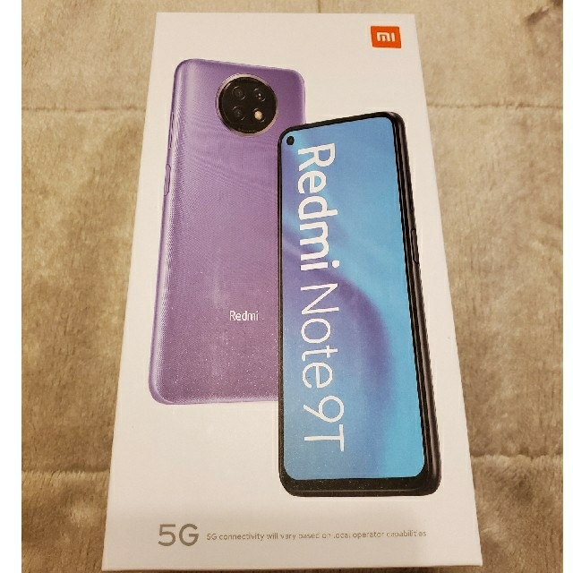 softbank redmi note 9t simfree パープル