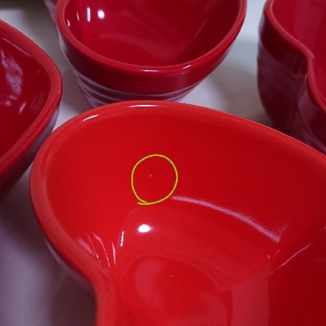 LE CREUSET(ルクルーゼ)のル・クルーゼ  ミニ ハート ボウル インテリア/住まい/日用品のキッチン/食器(食器)の商品写真