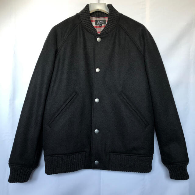 A.P.C(アーペーセー)の【Eriko様専用】美品 A.P.C. Varsity Jacket スタジャン メンズのジャケット/アウター(スタジャン)の商品写真