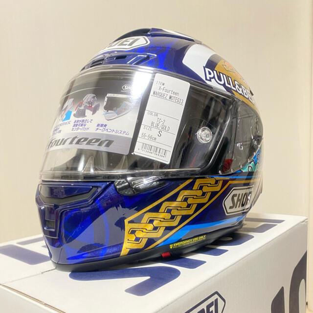 別倉庫からの配送】 SHOEI X-fourteen マルケス モテギ3 Sサイズ