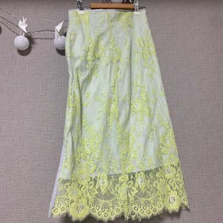 ミーアンドミークチュール(me & me couture)の【週末限定1250円】レーススカート(ひざ丈スカート)