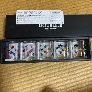 ダブルビー(DOUBLE.B)の【新品・未使用】DOUBLE．B グラス　5点セット・ミキハウス(グラス/カップ)