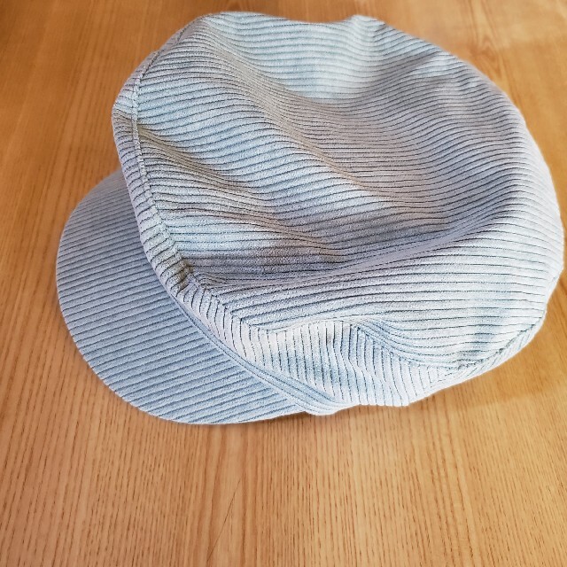 SCOT CLUB(スコットクラブ)の新品タグ付き　nouer コーデュロイ　帽子　ブルー レディースの帽子(ハンチング/ベレー帽)の商品写真