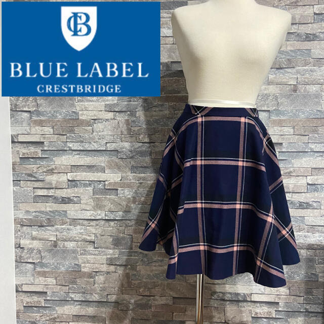 BURBERRY BLUE LABEL(バーバリーブルーレーベル)のブルーレーベル　クレストブリッジ❤️スカート❤️ レディースのスカート(ひざ丈スカート)の商品写真