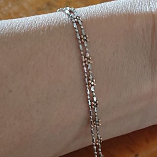 ジュエリーツツミ(JEWELRY TSUTSUMI)のnao様専用です。ブレスレット K10ホワイトG&ピンクG(ブレスレット/バングル)