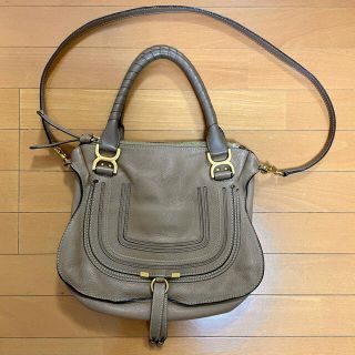 クロエ(Chloe)のChloe マーシー レザー ライトブラウン(ハンドバッグ)