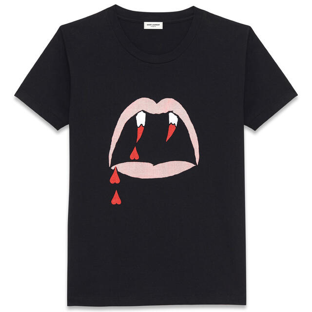 SAINT LAURENT BLOOD LUSTER ヴァンパイア Tシャツ