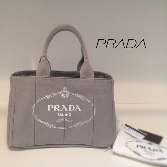 PRADA(プラダ)のPRADA CANAPA DENIM mm様お取り置き レディースのバッグ(トートバッグ)の商品写真