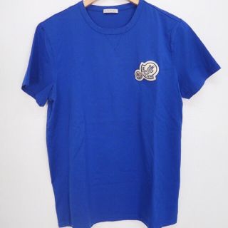 モンクレール(MONCLER)の★希少★ MONCLER Tシャツ Ｓ　ブルー 国内正規品 希少カラー 入手困難(Tシャツ/カットソー(半袖/袖なし))