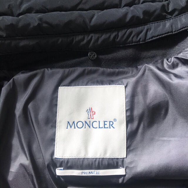 MONCLER(モンクレール)のMONCLER モンクレール ダウンコート レース　黒　ダウン　ジャケット　1 レディースのジャケット/アウター(ダウンコート)の商品写真