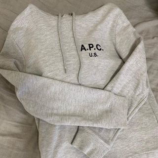 a.p.c us限定　スウェットパーカー/マスタードイエロー/表参道限定