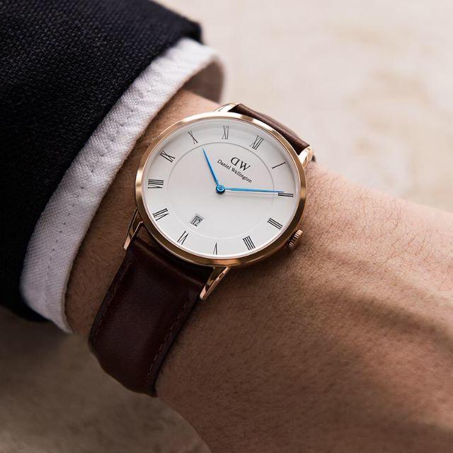 Daniel Wellington(ダニエルウェリントン)のDanielWellingtonピンクゴールド腕時計1100DW38mm メンズの時計(腕時計(アナログ))の商品写真