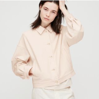 ユニクロ(UNIQLO)のジャージーリラックスジャケット(Gジャン/デニムジャケット)