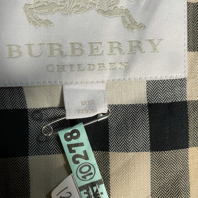 BURBERRY(バーバリー)のBurberry バーバリー トレンチコート キッズ/ベビー/マタニティのベビー服(~85cm)(ジャケット/コート)の商品写真