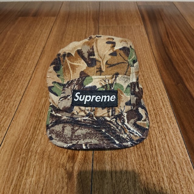 初期　OLD supreme キャップ　紙タグ