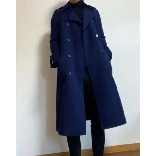 コムデギャルソン(COMME des GARCONS)のネイビー トレンチコート スプリングコート (トレンチコート)