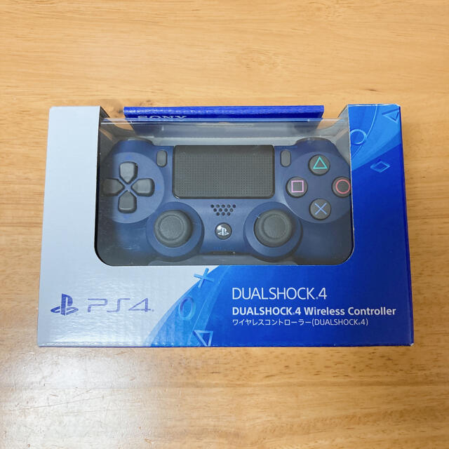 ワイヤレスコントローラー (DUALSHOCK 4) ミッドナイト・ブルー