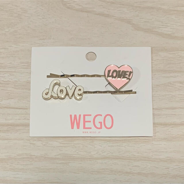 WEGO(ウィゴー)のWEGO ヘアピン LOVE レディースのヘアアクセサリー(ヘアピン)の商品写真