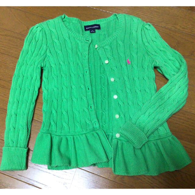 POLO RALPH LAUREN(ポロラルフローレン)のPOLO Kidsカーディガン キッズ/ベビー/マタニティのキッズ服女の子用(90cm~)(カーディガン)の商品写真