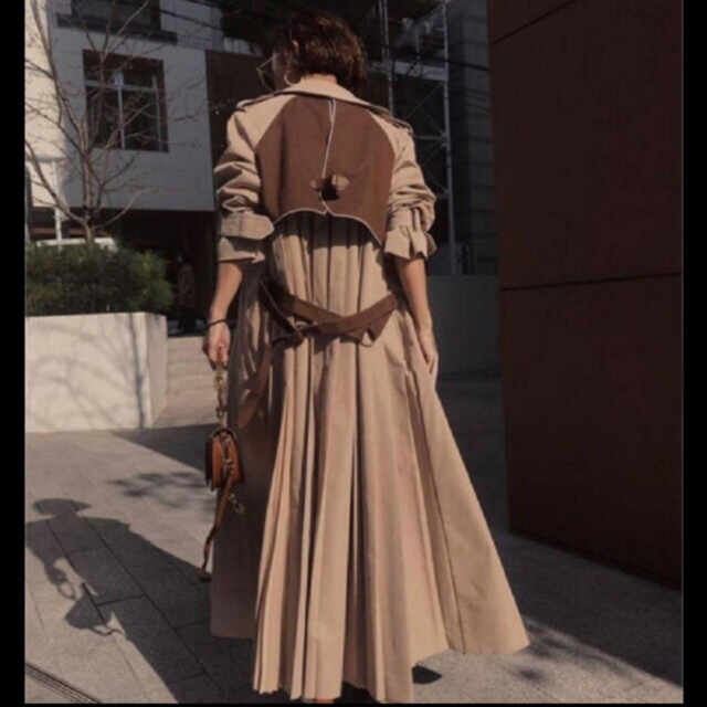 Ameri ◌ VARIOUS BACK PLEATS TRENCH-