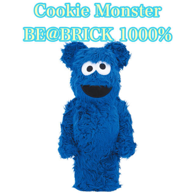 MEDICOM TOY -  be@rbrick Cookie monster ベアブリック 1000%