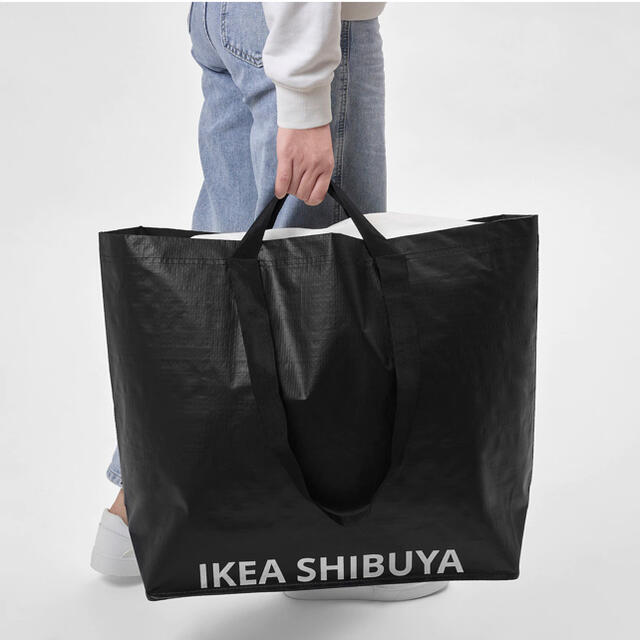 IKEA(イケア)のIKEA★渋谷店★限定バッグ★黒白セット★スルキス★Mサイズ！！ インテリア/住まい/日用品の収納家具(その他)の商品写真