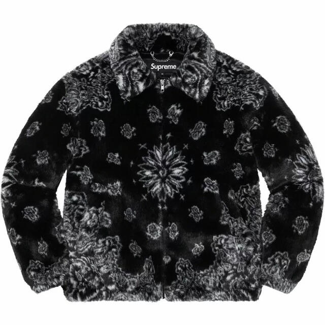 Supreme(シュプリーム)のM Supreme Bandana Faux Fur Bomber Jacket メンズのジャケット/アウター(ブルゾン)の商品写真