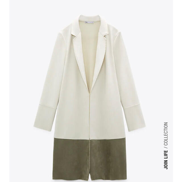 ZARA(ザラ)のにのじゅん様ZARAフェイクスエード春コート レディースのジャケット/アウター(ロングコート)の商品写真