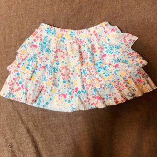 プチバトー(PETIT BATEAU)のプチバトー 🇫🇷3段フリルスカート　5ans 110cm(スカート)