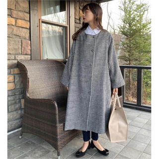 60s french style 2 way coat
