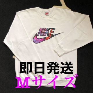 ナイキ(NIKE)のナイキ 銀タグ ヴィンテージ フローラル ロゴ スウェット M シュプリーム(スウェット)