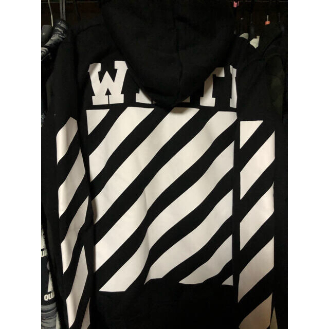 【本日限定大幅値下げ】Off white オフホワイト ブラック パーカー