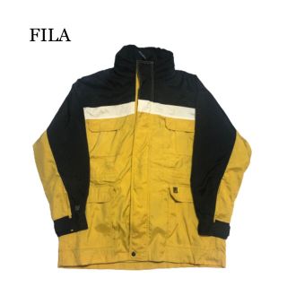 フィラ(FILA)のFILA フィラ SPORT マウンテンパーカー スキー スノボー ウェア 黄色(マウンテンパーカー)