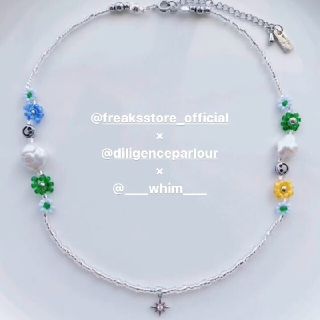 フリークスストア(FREAK'S STORE)のwhim×freaksstore コラボ ビーズネックレス(ネックレス)