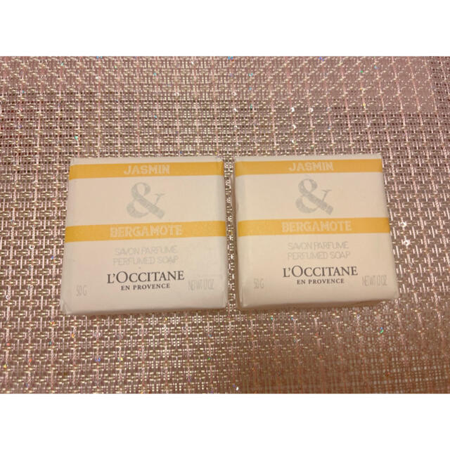 L'OCCITANE(ロクシタン)のロクシタン ジャスミン & ベルガモット ソープ L'OCCITANE 2個入り コスメ/美容のボディケア(ボディソープ/石鹸)の商品写真