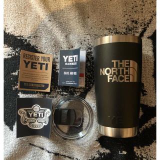 ザノースフェイス(THE NORTH FACE)のthe north face YETI 20oz タンブラー  黒　白(食器)