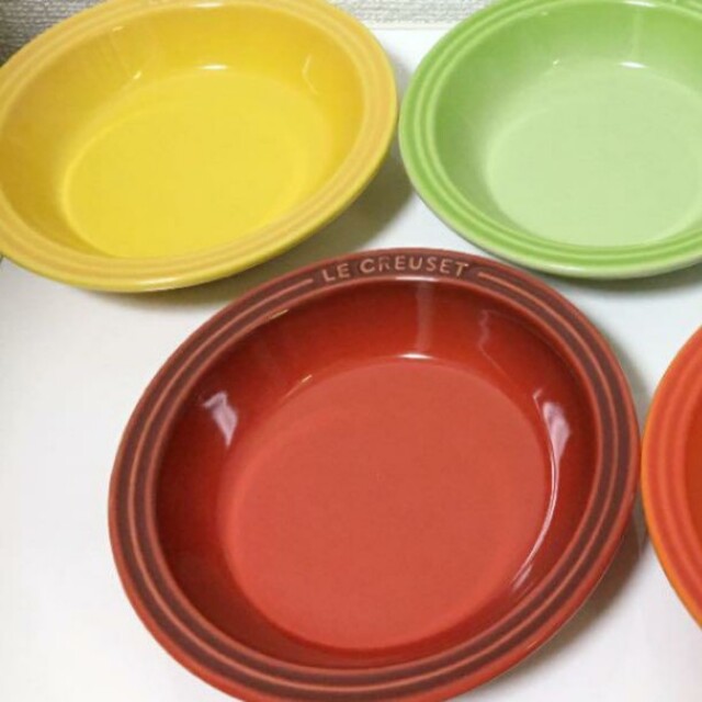 LE CREUSET(ルクルーゼ)のルクルーゼ ミニラウンドディッシュ15cm 5枚 インテリア/住まい/日用品のキッチン/食器(食器)の商品写真