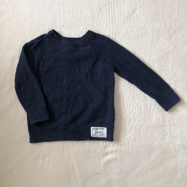 babyGAP(ベビーギャップ)のトレーナー ロンT＊95& ボーダーTシャツ＊100 キッズ/ベビー/マタニティのキッズ服女の子用(90cm~)(Tシャツ/カットソー)の商品写真