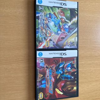 ニンテンドーDS(ニンテンドーDS)の流星のロックマン3レッドジョーカー　流星のロックマン2ベルセルク　シノビセット(携帯用ゲームソフト)