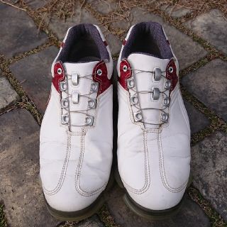 フットジョイ(FootJoy)の値下げ☆ 中古 フットジョイ xps-1 レッド 25センチ(シューズ)