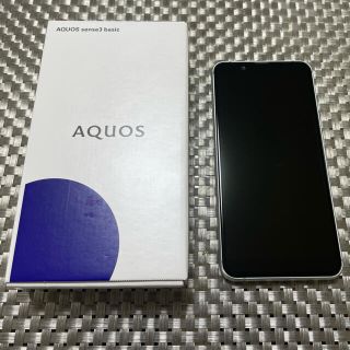 シャープ(SHARP)のAQUOS sense3 basic SHV48(スマートフォン本体)