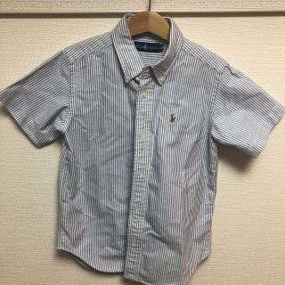 ポロラルフローレン(POLO RALPH LAUREN)のラルフローレン ストライプ半袖シャツ　120(ブラウス)