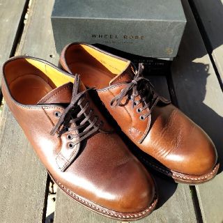 WHEEL ROBE PLAIN TOE BLUCHER ブラウン 7E 中古(ブーツ)