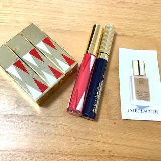 エスティローダー(Estee Lauder)のエスティーローダー　2019 クリスマスコフレ　ダブルウェア(口紅)